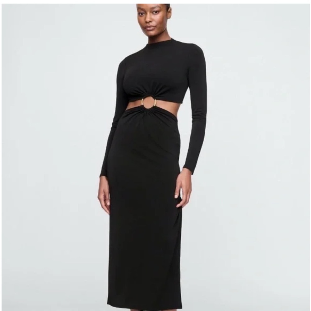 Cult Gaia x GAP Black Cutout Maxi Dress - Picture 2 of 5